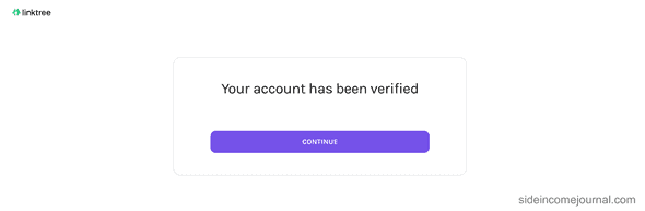 linktree your account verified
