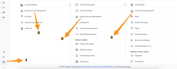 Add users to Google Analytics