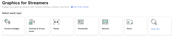 Graphics for streamers