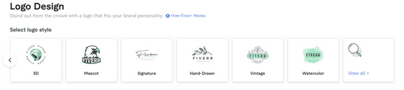 Fiverr logo design