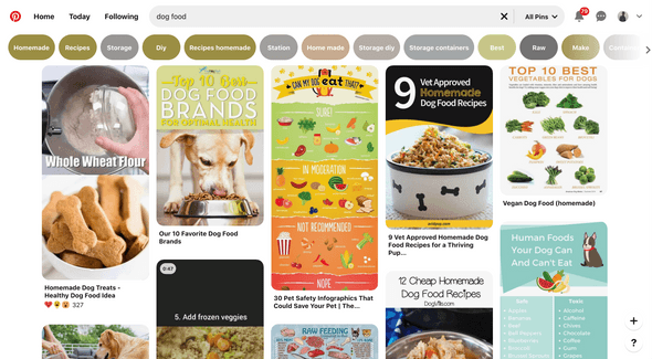 pinterest dog food